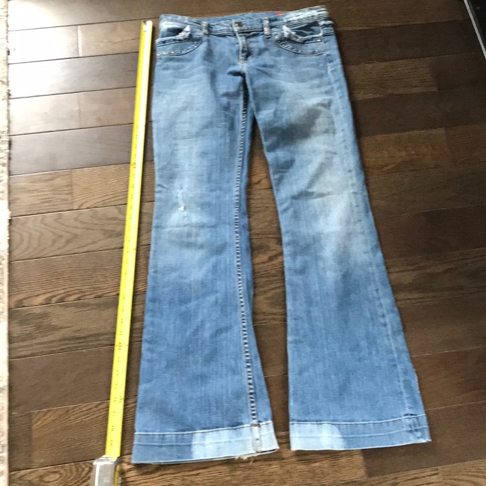 💥Express Denim Laboratory Low Rise Fit and Flare